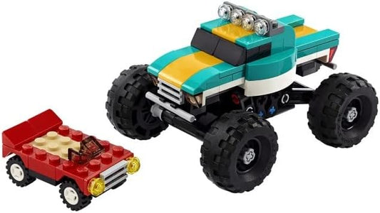 LEGO Creator 3in1 Monster Truck Toy 31101 Cool Building Kit for Kids (163 Pieces)