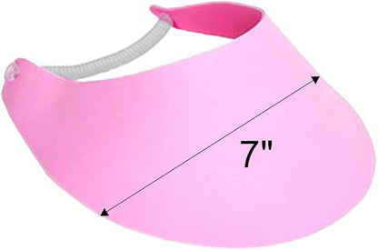 ArtCreativity Foam Sun Visors for Women, Assorted Color Set of 12, Visor for Kids Age 3+, 3 Pc of Each Color – Blue, Red, Purple & Pink, Great for Kids, Class Field & Camping Trips, Carnival Prize