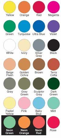 228051 Oil Based Modeling Clay Set, 4 Assorted Colors