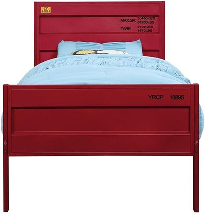 Acme Cargo Full Panel Kids Bed in Red