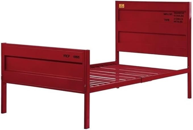 Acme Cargo Full Panel Kids Bed in Red