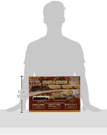 Bachmann Trains - Durango & Silverton Ready To Run Electric Train Set - N Scale 0.5 Liters
