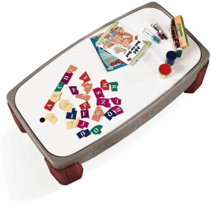 Step2 Deluxe Canyon Road Train & Track Table, Kids Activity Table for Cars, Cover Included, Made of Durable Plastic, Includes 3-Piece Train Set, For Toddlers 3+ Years Old