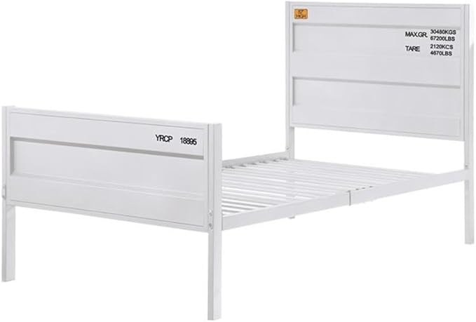 Acme Cargo Twin Panel Kids Bed in White