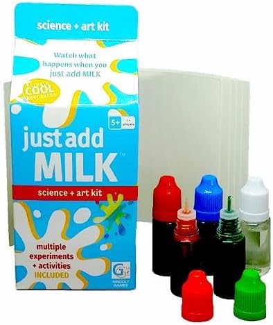 STEM Toys by Griddly Games - Art & Science Kits for Kids Age 8-12 Fun & Educational Science Toys, Engaging Kids Activity Kit, Perfect Science Kit for Hands-on Learning (Just Add Milk)