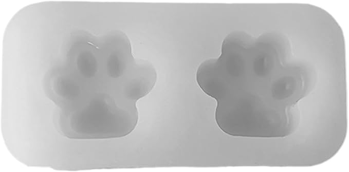 Portable Sturdy Silicone Cats Paws Squeeze Mold Set Craft Supplies for Kids Creativity and Home Decoration Enhancement