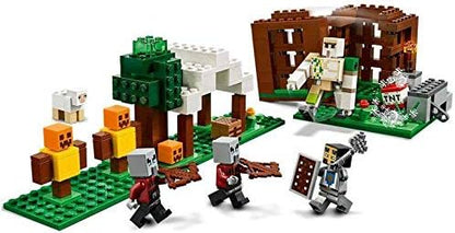 LEGO Minecraft The Pillager Outpost 21159 Awesome Action Figure Brick Building Playset for Kids Minecraft Gift (303 Pieces)