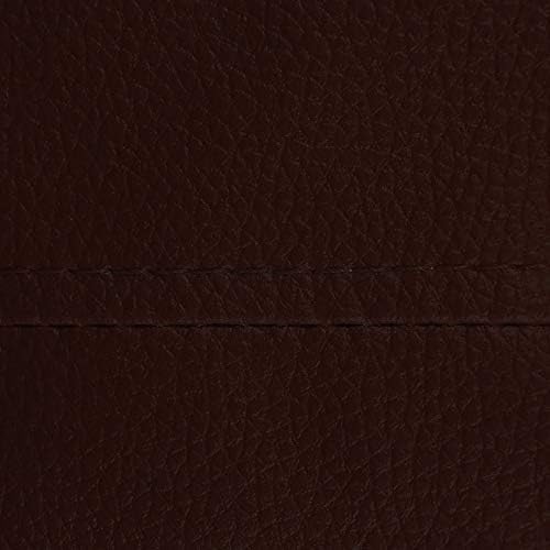 Ample Decor Bean Bag Cover (No Filling), Plush Toys Storage Soft Leatherette, Durable Construction Sturdy Zipper, Ideal for Children and Teenagers - Brown