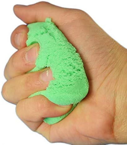 Kicko Colorful Magic Sand - 6 Pack of Magic Sand in Assorted Colors - Gifts for Kids, Stress Reliever, Learning Tool, Novelties, Play Sand