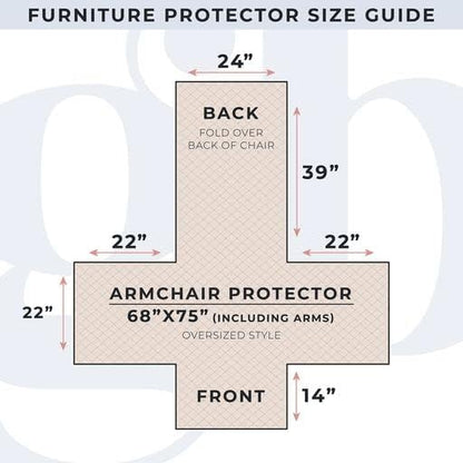 Great Bay Home Reversible Floral Patchwork Furniture Protector Scalloped Edge Stain Resistant Printed Furniture Protector Maribel Collection (Recliner, Burgundy/Taupe)