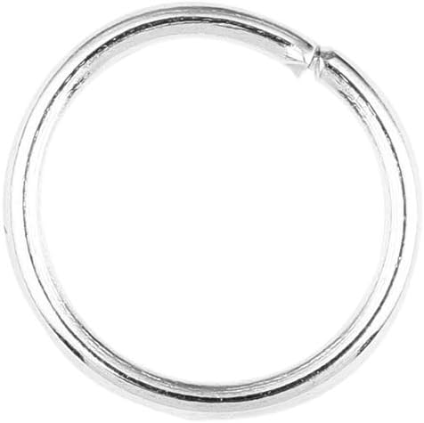 Open Jump Rings Sliver 0.9x10mm 200pcs for DIY Jewelry Making Supplies