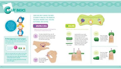 Make Clay Charms (Klutz Craft Kit) 8" Length x 1.19" Width x 9" Height