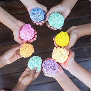 Educational Insights Playfoam Mega Rainbow Pack - Sensory Toys & Squishy Fidget Toys for Kids, Squishy Foam Blocks, Non Sticky Dough, Sensory Bin Filler & Classroom Tools, Gifts for Ages 3+