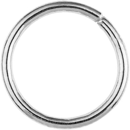Open Jump Rings Platinum 0.8x8mm 300pcs for DIY Jewelry Making Supplies