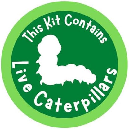 Insect Lore Butterfly Farm™ | Butterfly Kit with Live Cup of Caterpillars | 5 Caterpillars, Reusable Habitat, STEM Butterfly Journal & More