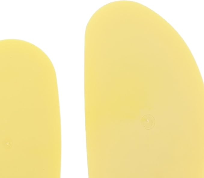 3Pcs Soft Rubber Rib for Pottery Clay, 3 Sizes Ceramic Sculpting Essential Tool for Pottery DIY Craft Work (Yellow)