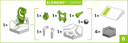 Ravensburger GraviTrax Dipper Accessory| EncourAgess Experimentation and Creativity | Compatible with All GraviTrax Systems | Gift for Kids Ages 8+
