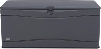 LIFETIME 60298 Heavy Duty Outdoor Storage Deck Box, 130 Gallon, Gray