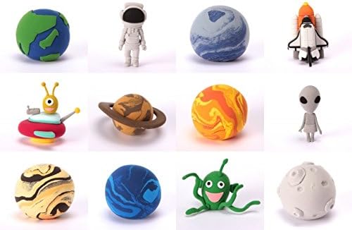 Soft clay set pack of 10 (1, whtie)