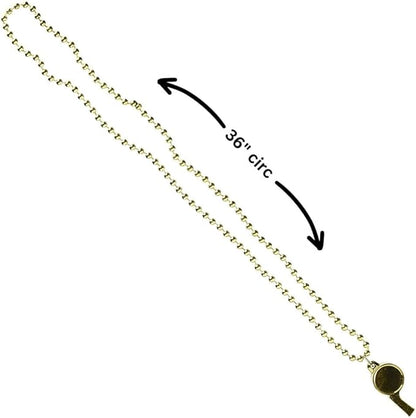 Amscan Yellow Whistle On Chain Necklaces, Party Accessory, 12 Ct.