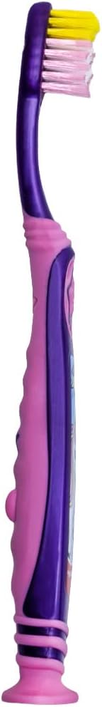 Colgate Kids Unicorn Toothbrush, with Suction Cup for Children 5+ Years Old, Extra Soft (Colors Vary) - Pack of 2