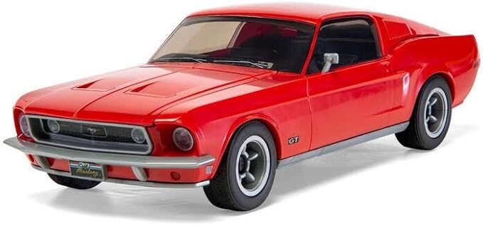 Airfix J6035 Quickbuild Plastic Model Car Kits - Ford Mustang GT 1968 - Easy Assembly Snap Together Model Kit, Classic Car for Adults & Kids to Build, Model Sports Car, Building Toys Set
