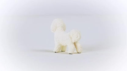 Schleich Farm World New 2023, Farm Animal Toys for Boys and Girls, Bichon Frise Toy Dog Figurine, Ages 3+