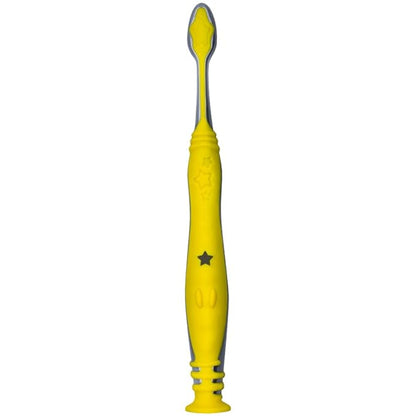 Colgate Batman Toothbrush for Children with Suction Cup, Kids 5+ Years Old, Extra Soft (Colors Vary) - Pack of 6