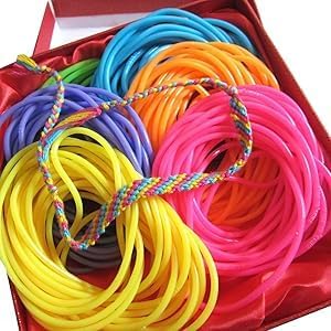 Adorox 144 Bracelets Neon Jelly Bracelets Rainbow Colors Party Favors Birthday Gifts Prizes Assorted Holiday Gift Christmas (Assorted (144 Bracelets))