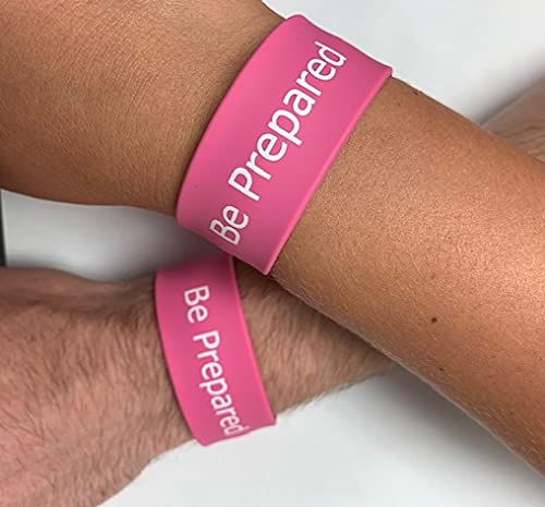 Boy Scout Be Prepared Green Ruler Slap Band: Pack of 6 - Great Item for Scout Dens, Favors, Gift, Prize, Fun Items, Accessories, Fidget Bracelet.