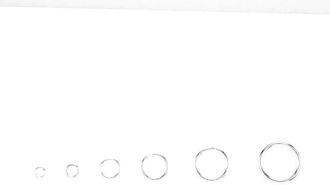 Open Jump Rings Sliver 6 Sizes 2400pcs with Lobster Claw Clasps Set for DIY Jewelry Making Supplies