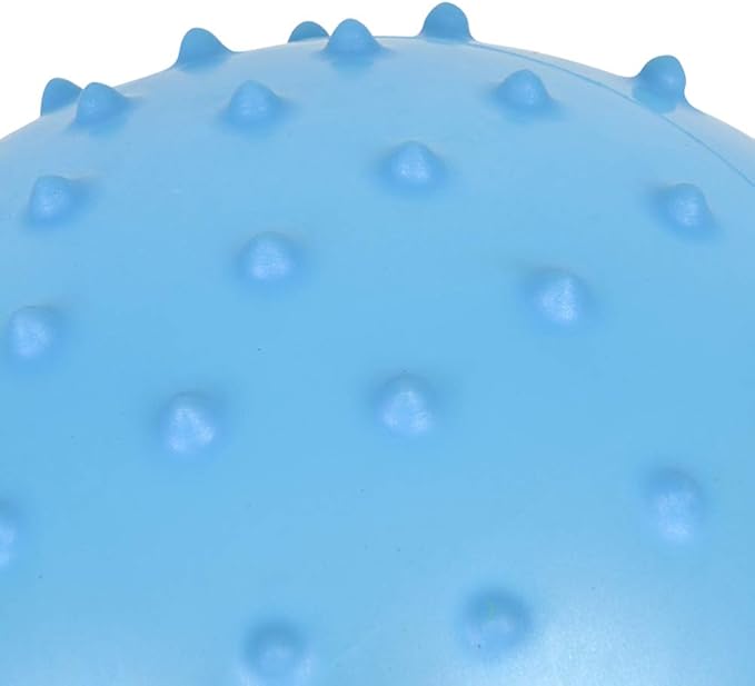 Bedwina Mini Knobby Balls - Bulk 5 Inch Sensory Balls and Spiky Massage Stress Balls with Pump, Fun Bouncy Ball Party Favors