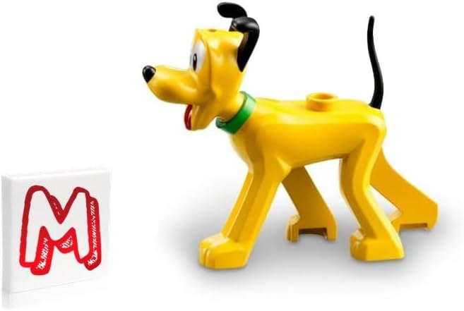 LEGO Disney Mickey and Friends Minifigure - Pluto The Dog (with Green collar) Very Cute 10777 10776