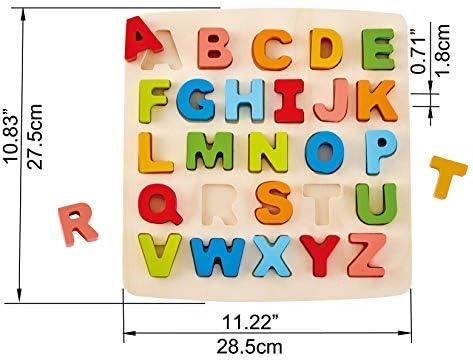 Hape Alphabet Blocks Wooden Learning Puzzle