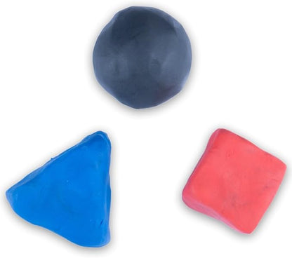 Craft County Modeling Clay – 1 lb (Eight Assorted Color Bars) – Use for Claymation, Models, and Stop Motion (Fall Fun)