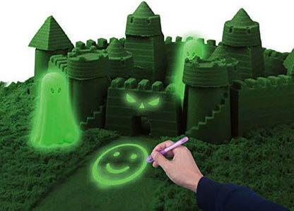 2 lb. Refill Pack - Moldable Indoor Play Sand in Resealable Bag Neon Green