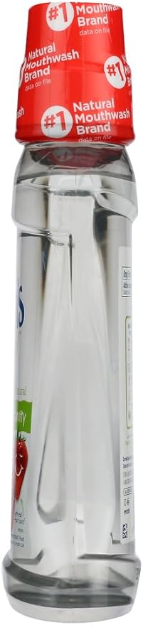 Tom's of Maine Children's Anticavity Fluoride Rinse Mouthwash, Silly Strawberry, 16 Fl Oz (Pack of 6) (Packaging May Vary)