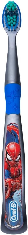 Colgate Marvel Spider-Man Toothbrush, 3+ YRS, Extra Soft (Colors & Characters Very) - Pack of 4