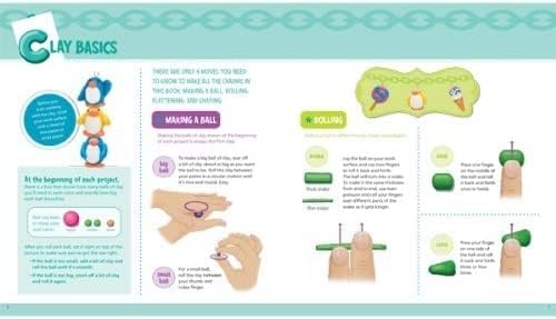 Make Clay Charms (Klutz Craft Kit) 8" Length x 1.19" Width x 9" Height