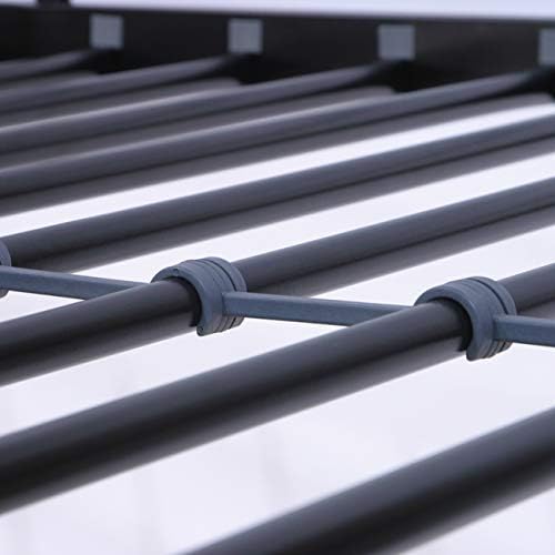 Walker Edison Timothee Urban Industrial Metal Twin over Loft Bunk Bed, Twin Size, Black