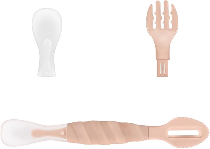 Baby Silicone Food Spoon (Rose pink)