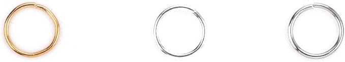Open Jump Rings Sliver 0.8x8mm 300pcs for DIY Jewelry Making Supplies