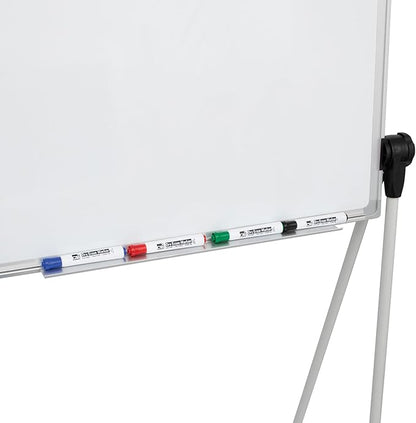 Charles Leonard Double Sided Magnetic Whiteboard Easel