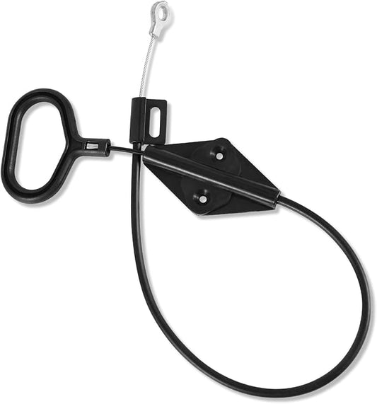 Recliner Pull Handle Replacement, Black Recliner D Ring Replacement Parts Compatible with Lazy Boy D Ring Couch Sofa Recliner Release Cable Pull for Lazyboy