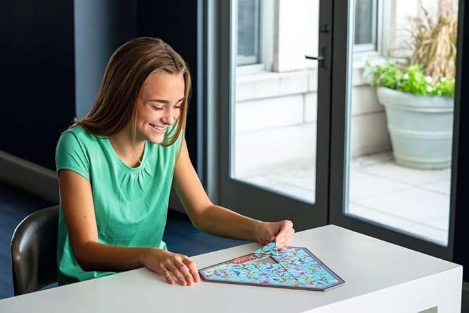 Think Fun Triazzle Picture-Matching Brainteaser - Engaging Brain Puzzle for Kids & Adults | Award-Winning Game | Enhances Memory & Problem-Solving Skills | Butterflies Edition