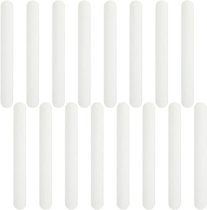 Silicone Rubbber Slap Bracelets Plain Slap Bracelets Wrist Soft and Safe Slap Bands Wrap Band for School Party Favors DIY Painting Wristband Craft