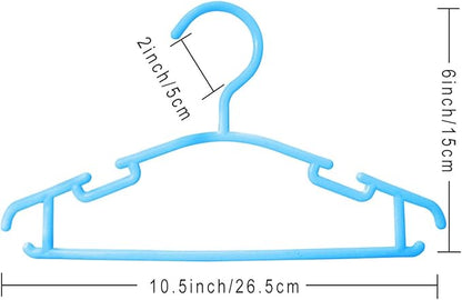 GoodtoU 60Pack Baby Clothes Hangers for Closet Plastic Small Kids Hangers Childrens Nursery Hangers Infant Hangers for Closet