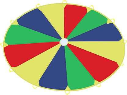 Sonyabecca Parachute Kids Play 8FT,10FT,12FT,16FT,20FT for 8-12 Years Game, Kids Party Game