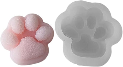 Portable Sturdy Silicone Cats Paws Squeeze Mold Set Craft Supplies for Kids Creativity and Home Decoration Enhancement