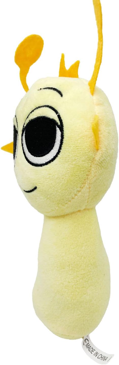 Sprunki Plush, Sprunk Soft and Funs Stuffed Toys，Soft Stuffed Animal Pillow Figure Doll Christmas Birthday Gifts for Adult Kids (Yellow)